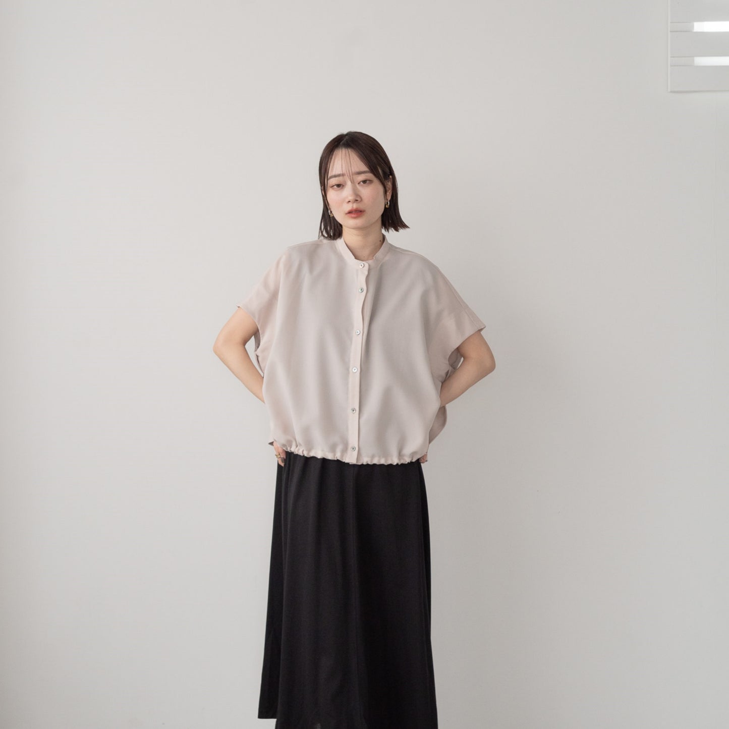 Linen like polyester wide BL
