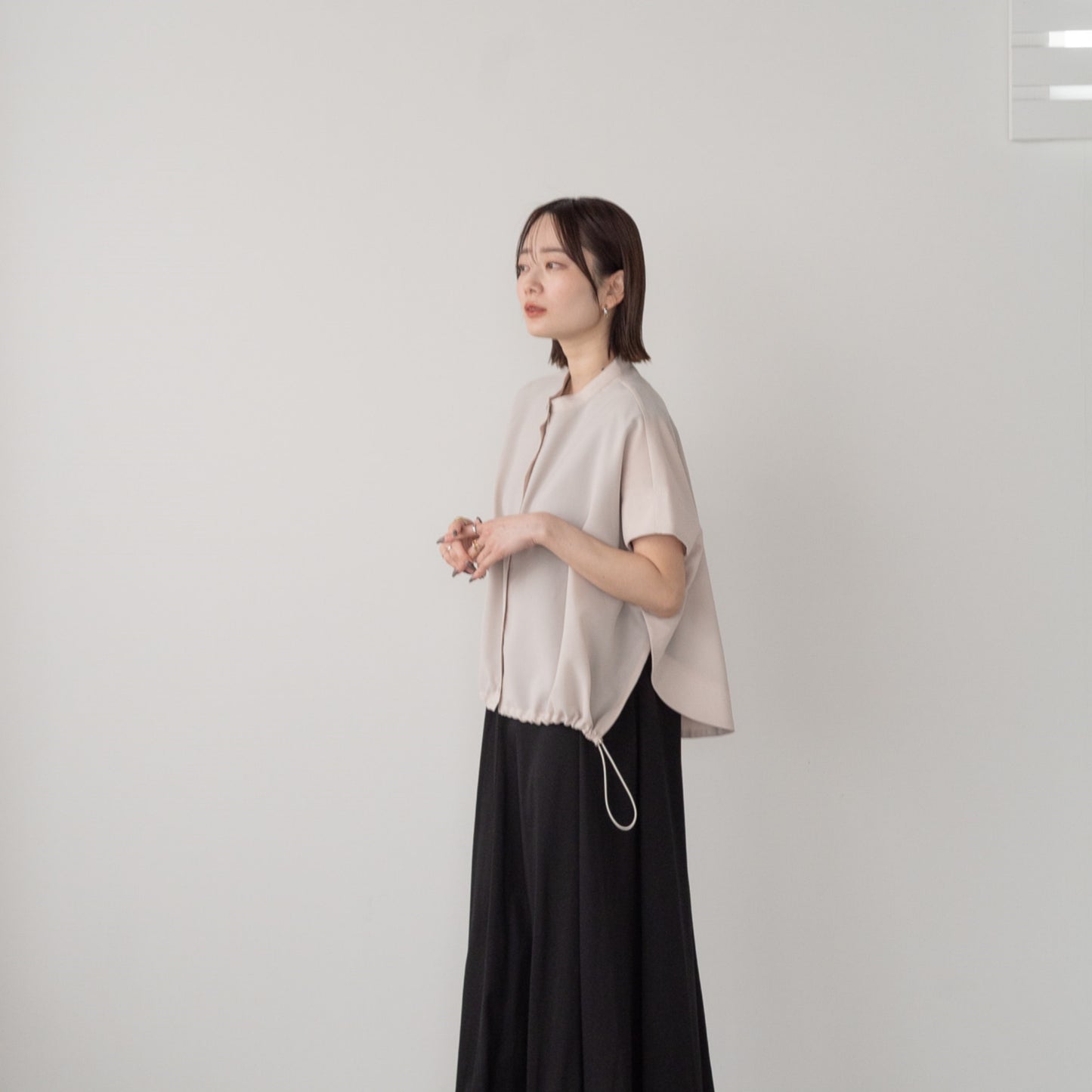 Linen like polyester wide BL