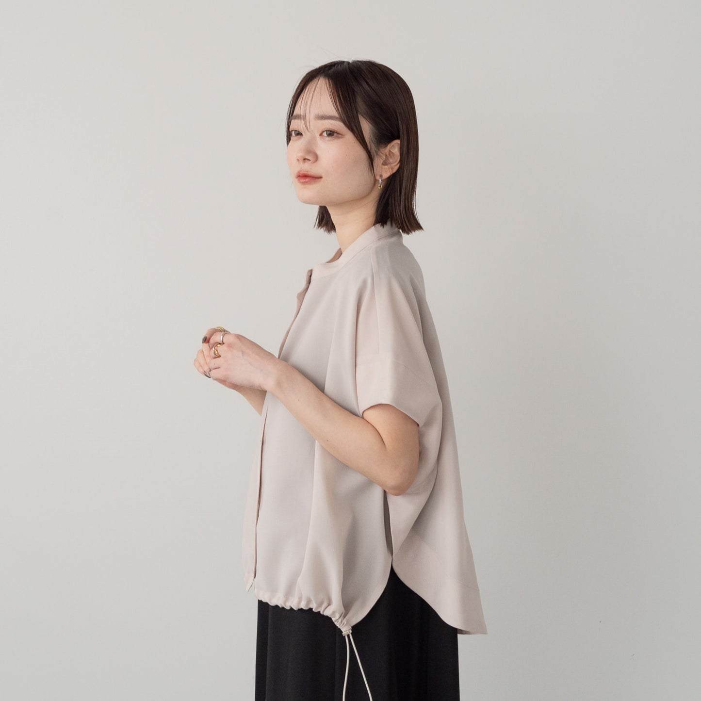 Linen like polyester wide BL