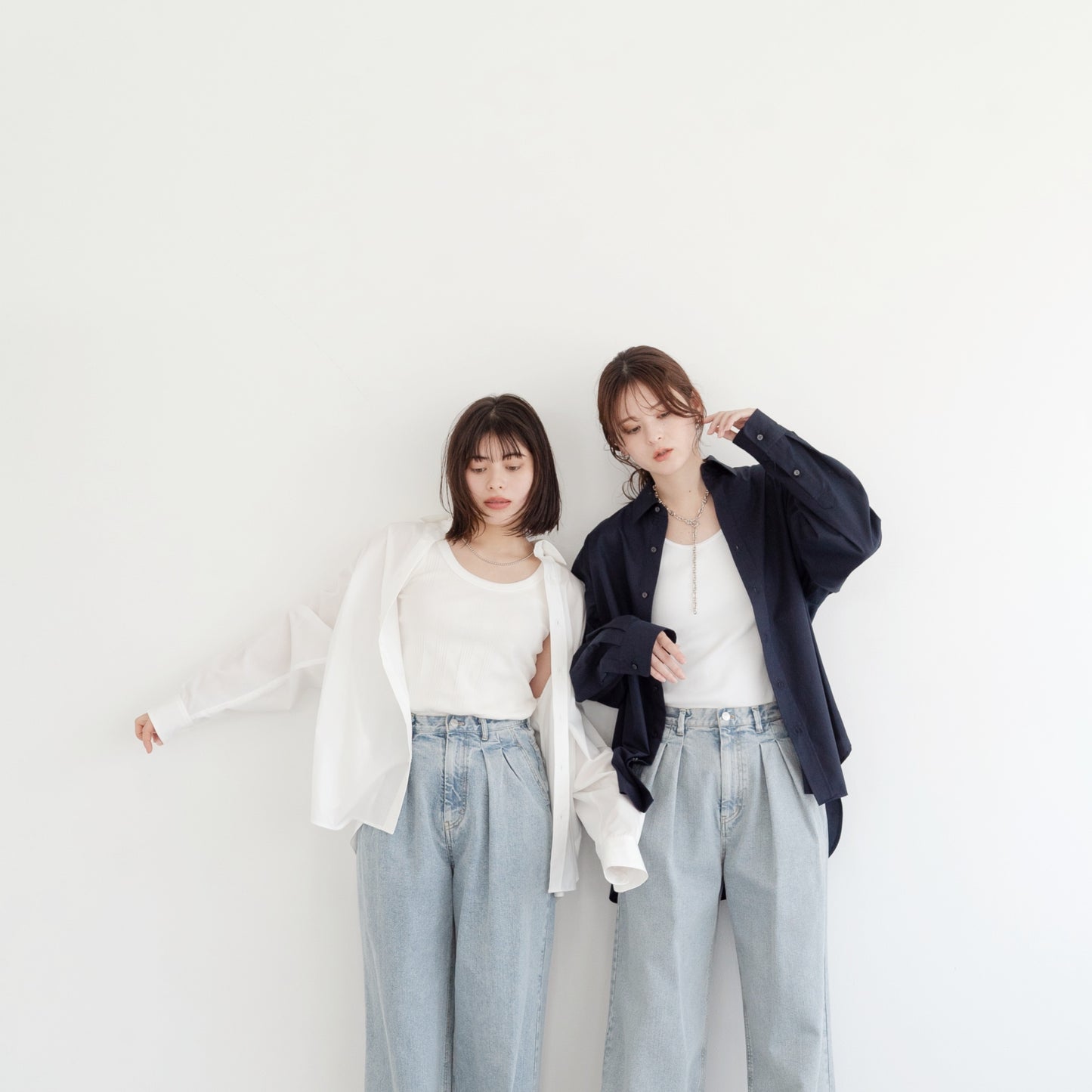 50s tightly woven Luftas and liquid ammonia processed pure cotton oversized design shirt