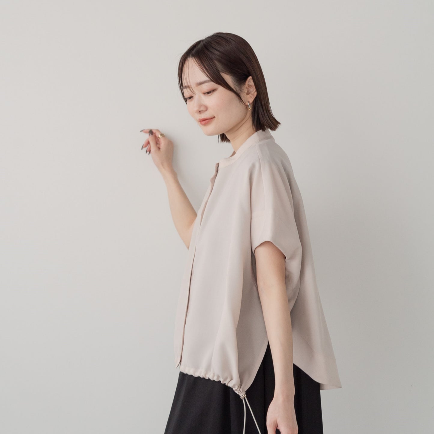 Linen like polyester wide BL