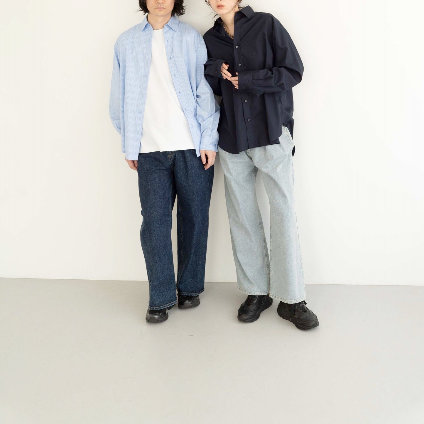 KAIHARA DENIM Baggy Pants-Unisex