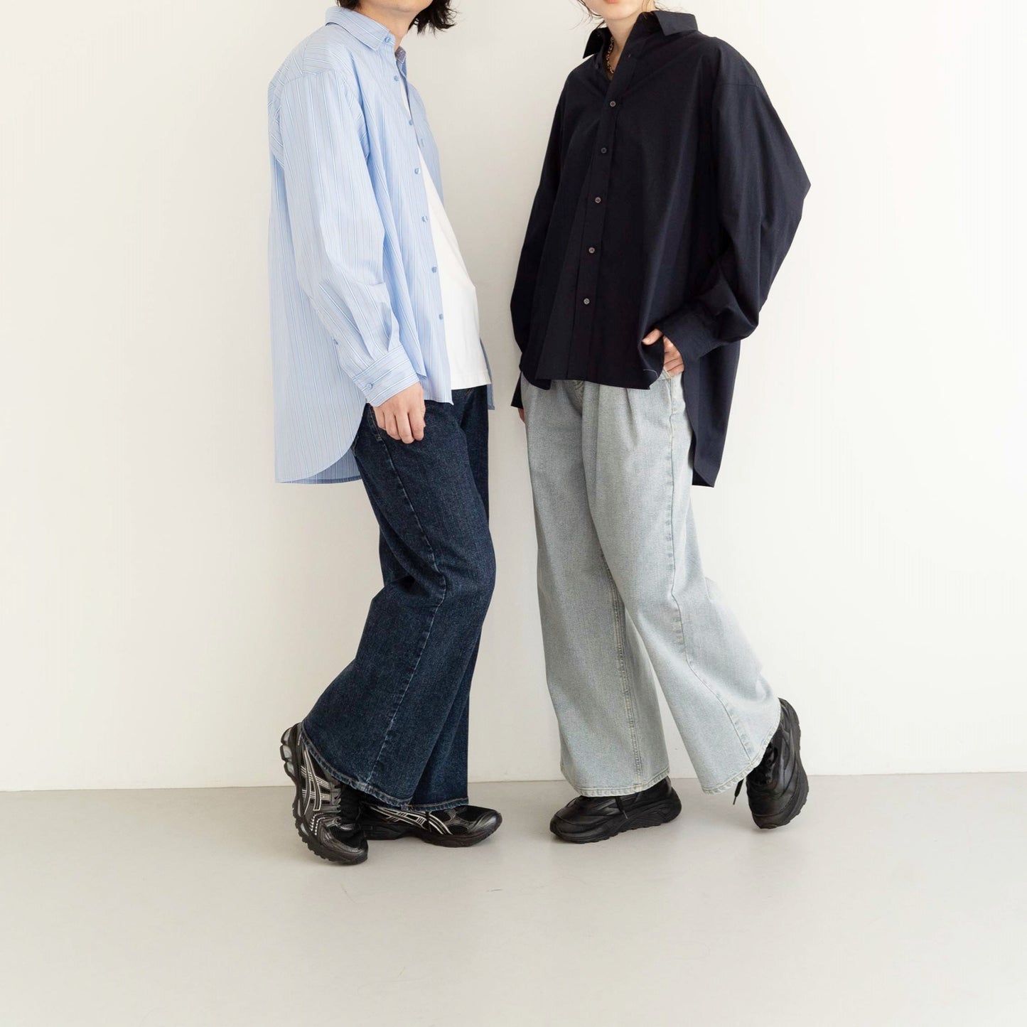 KAIHARA DENIM Baggy Pants-Unisex