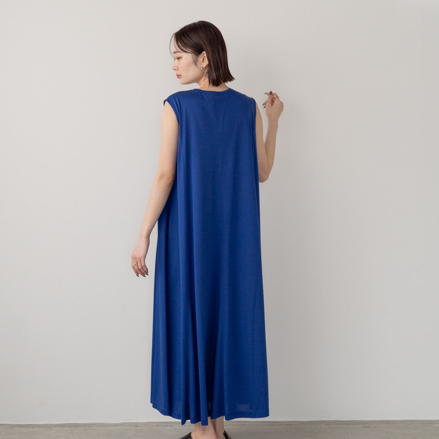 Pique Tucked Sleeve One-Piece