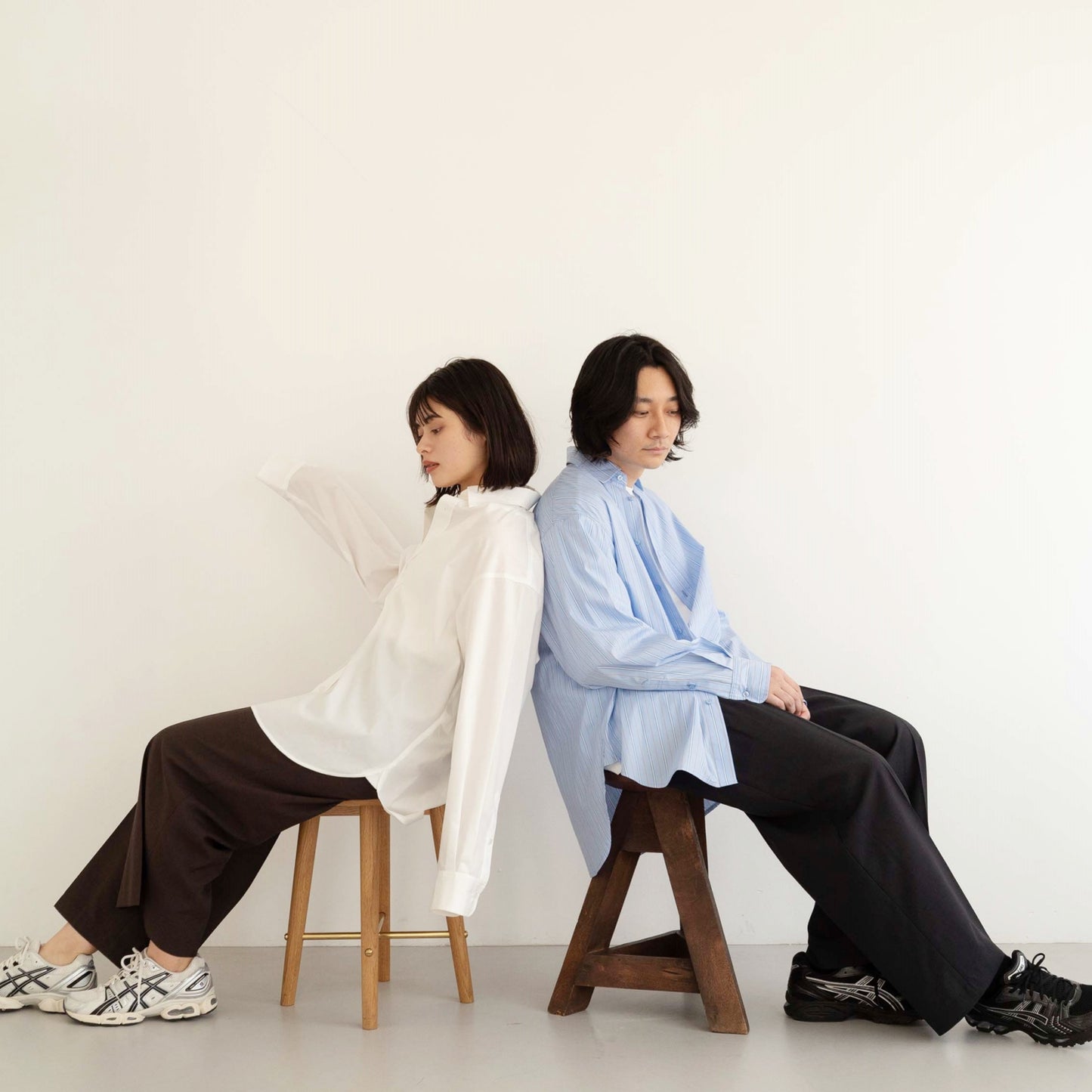 50s tightly woven Luftas and liquid ammonia processed pure cotton oversized design shirt