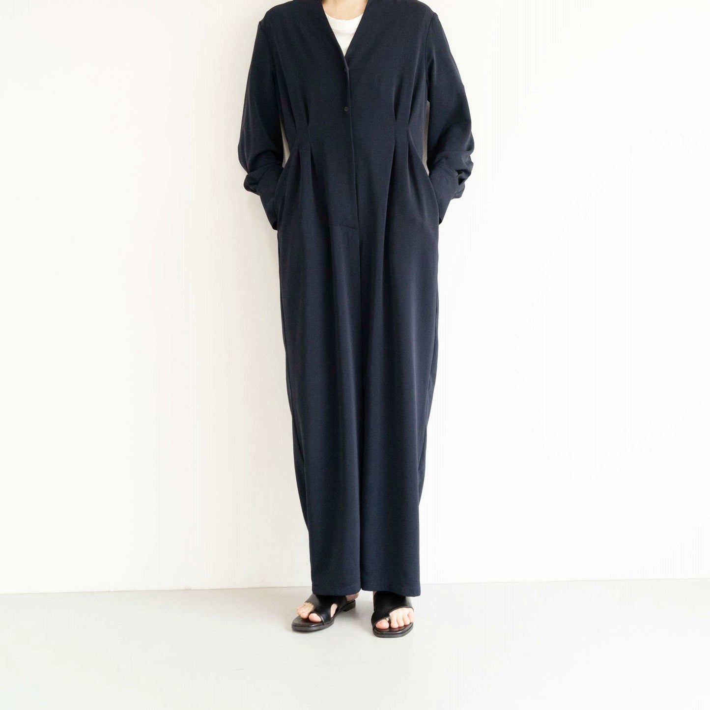 Waist-cinching jumpsuit