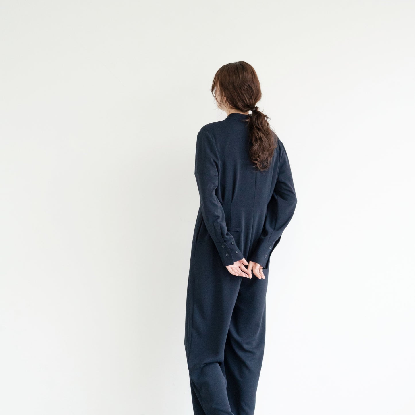 Waist-cinching jumpsuit