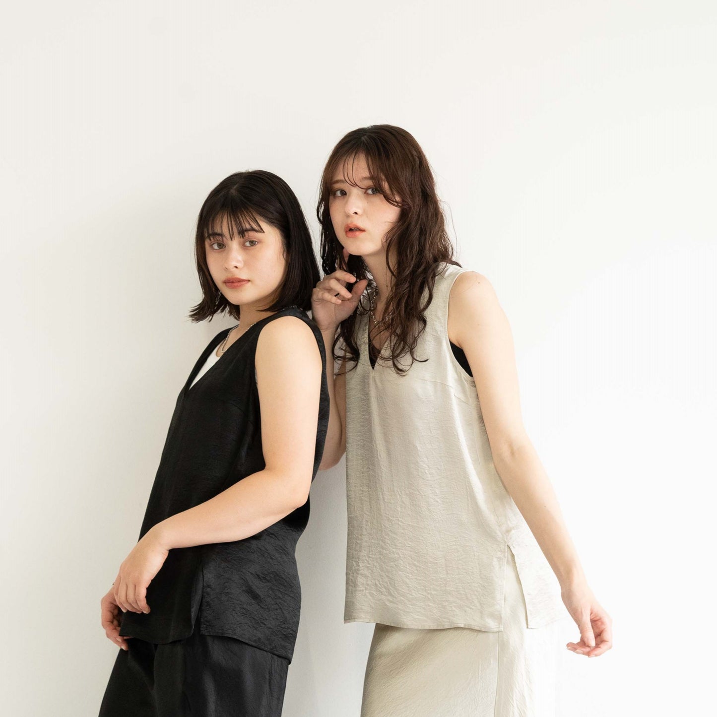 Acetate vintage satin vest