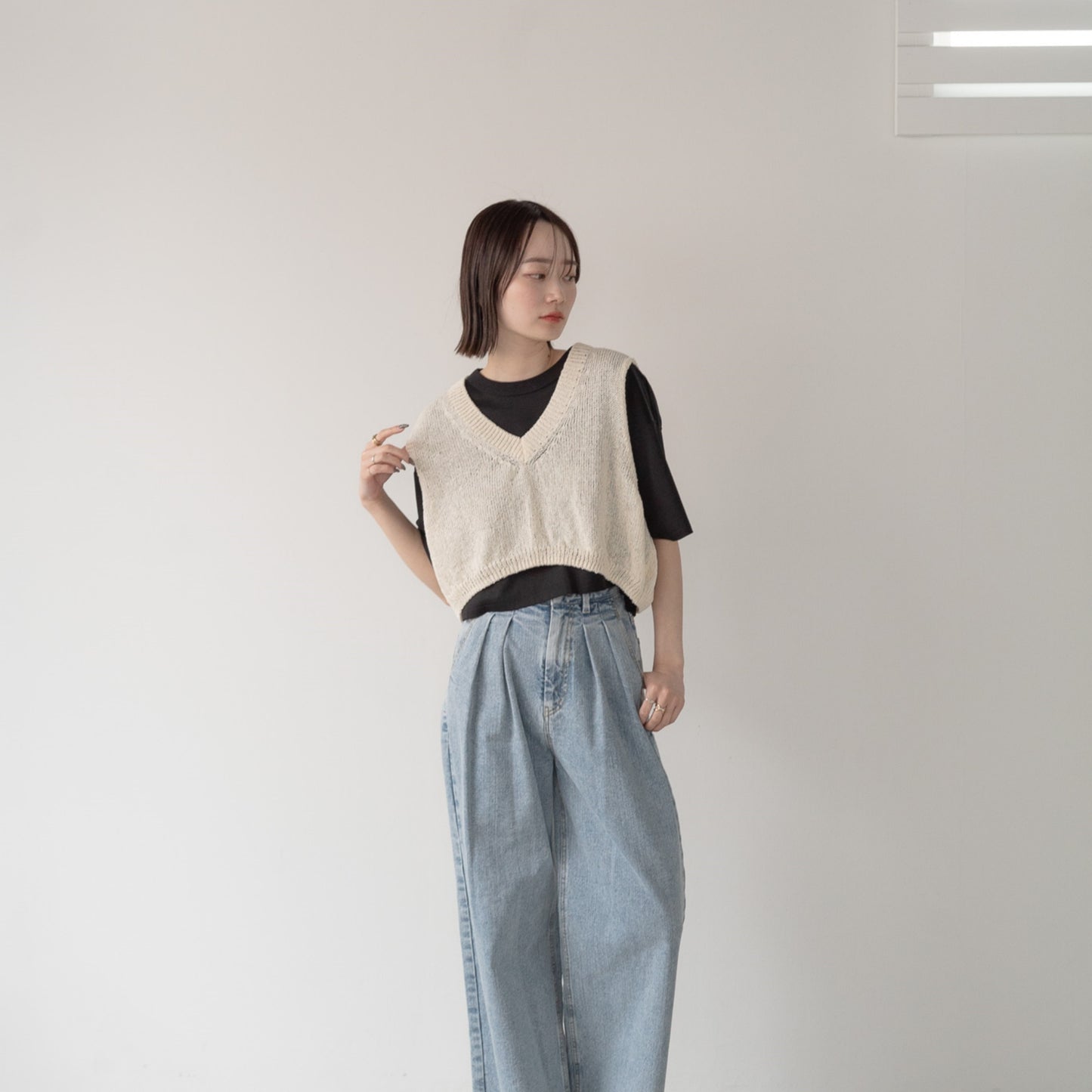 V Neck Short Vest
