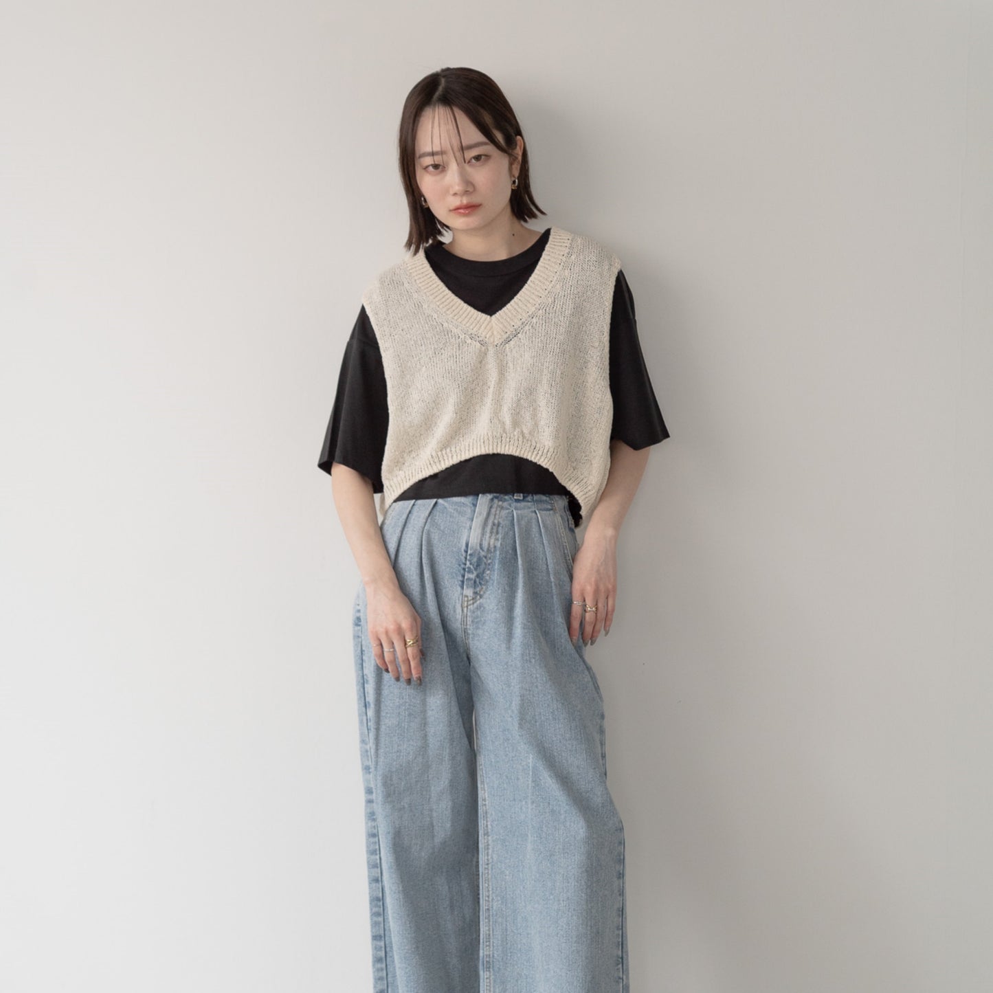 V Neck Short Vest