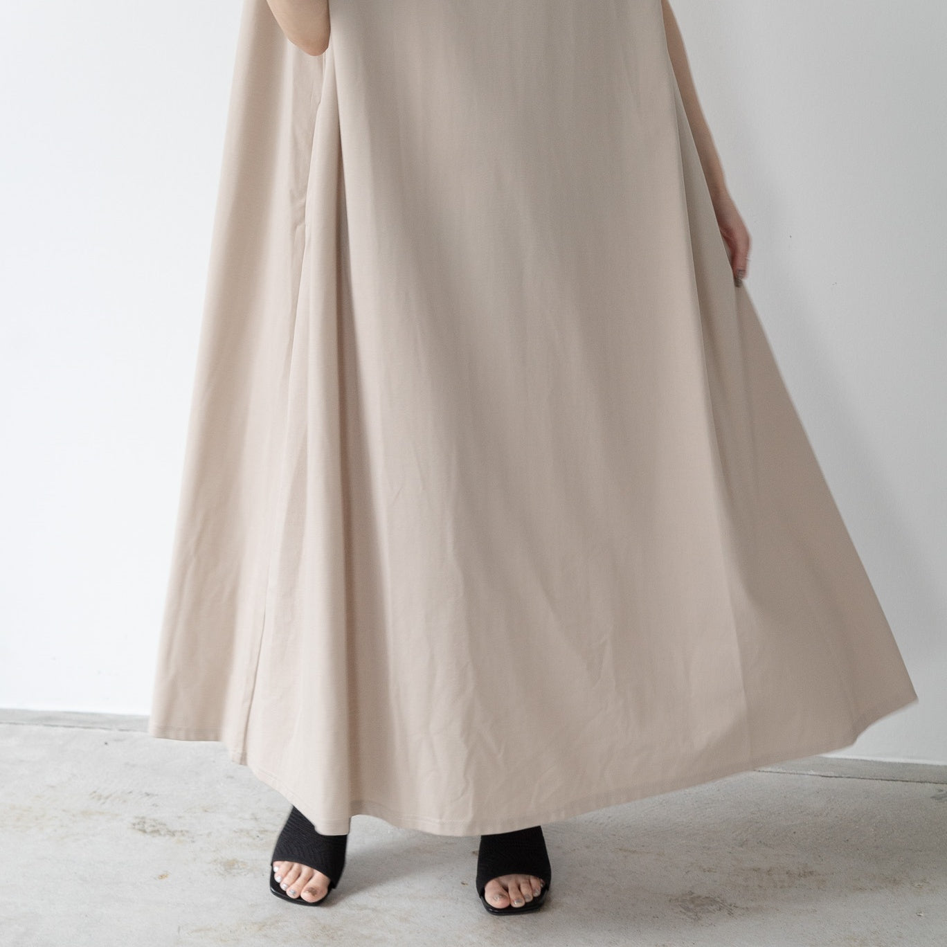 Pique Tucked Sleeve One-Piece