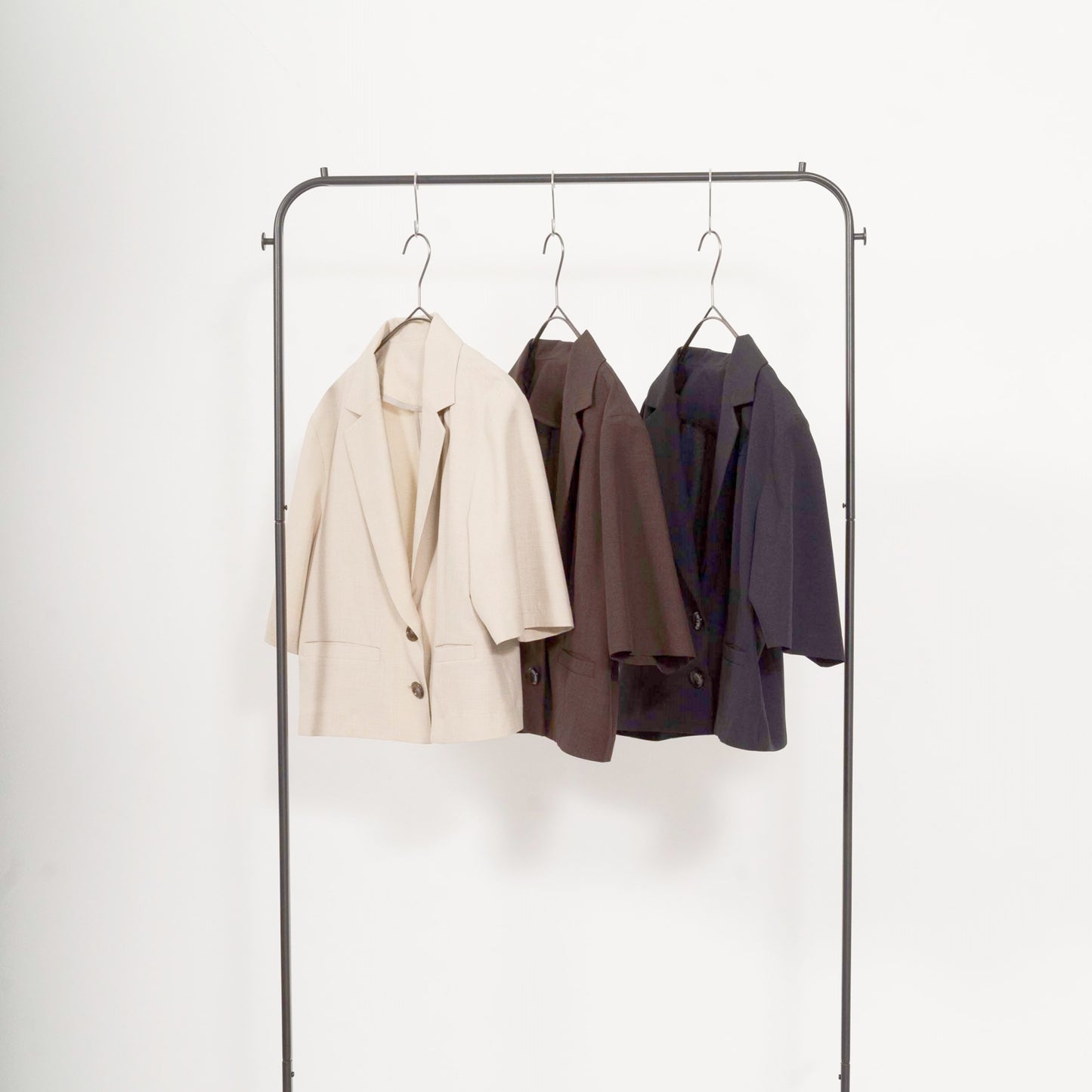 100% polyester twill fabric short-sleeve lightweight cropped jacket