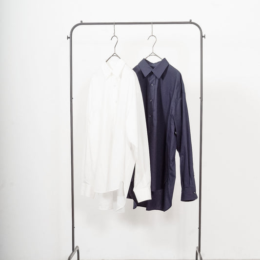 50s tightly woven Luftas and liquid ammonia processed pure cotton oversized design shirt