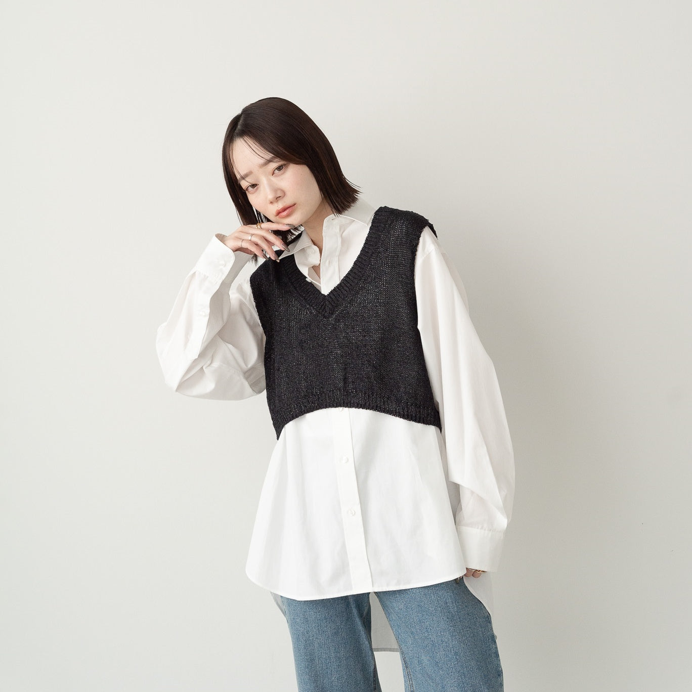 V Neck Short Vest