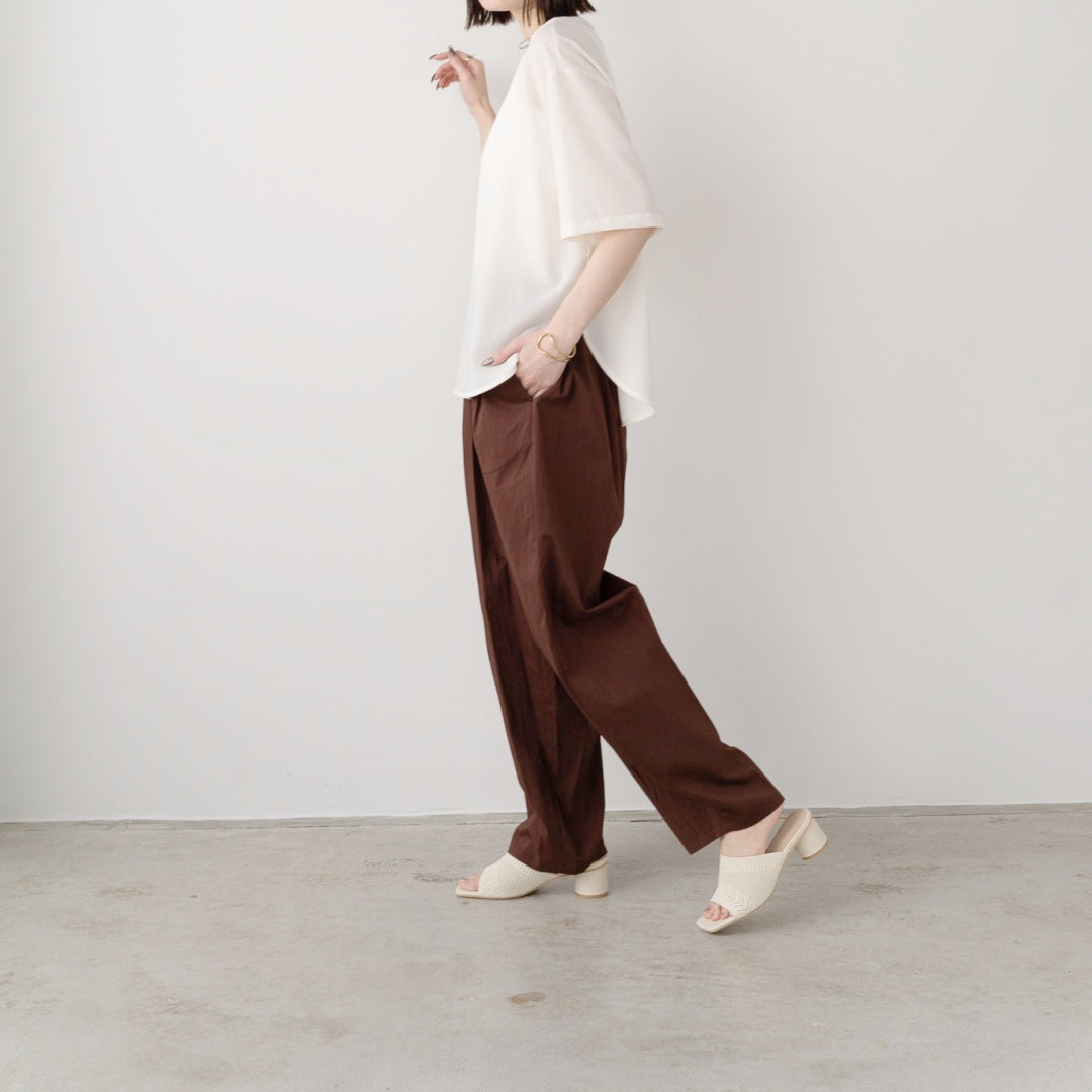 Cotton Nylon Typewriter Moroccan Pants