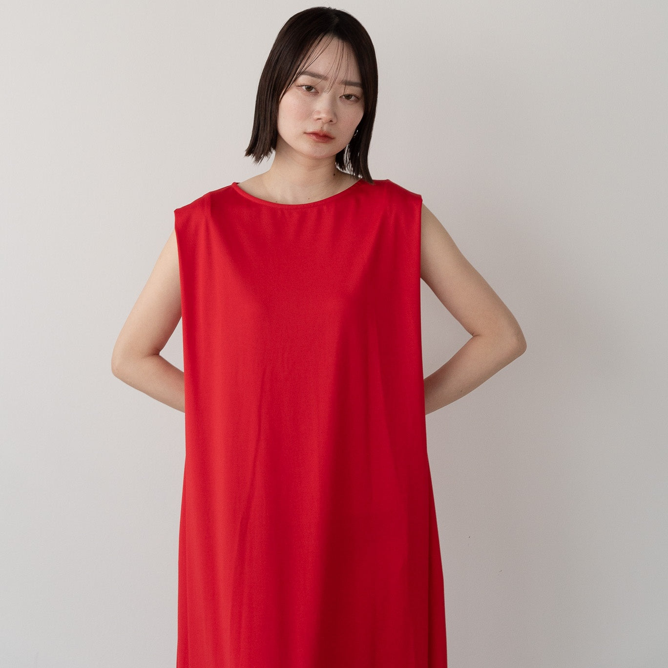 Pique Tucked Sleeve One-Piece