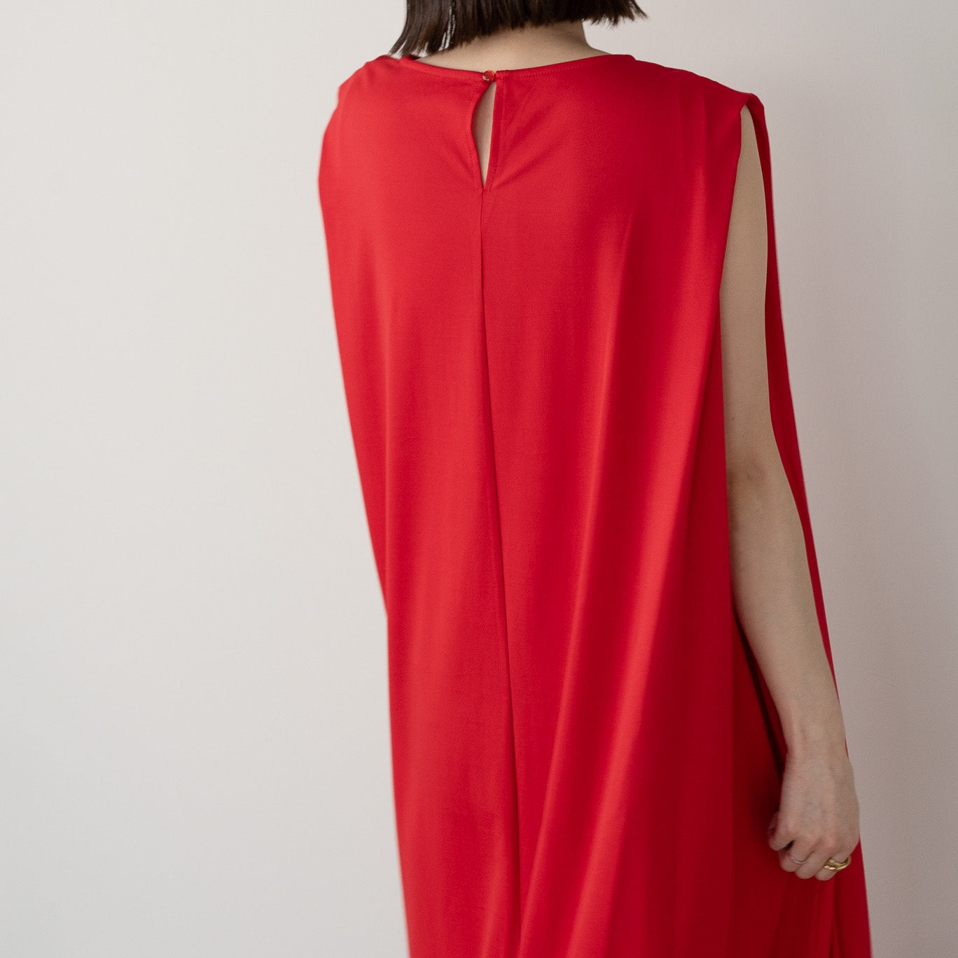 Pique Tucked Sleeve One-Piece