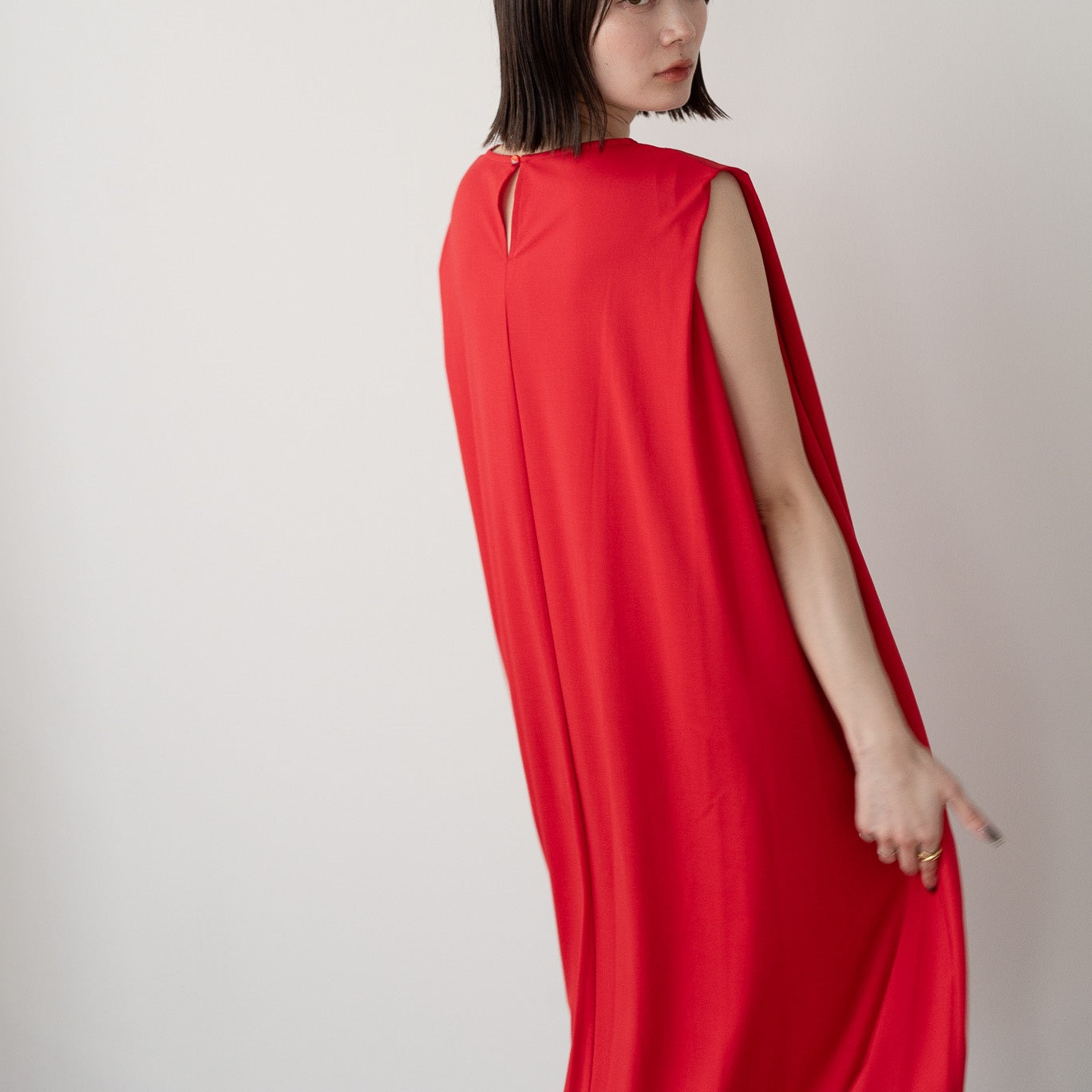 Pique Tucked Sleeve One-Piece