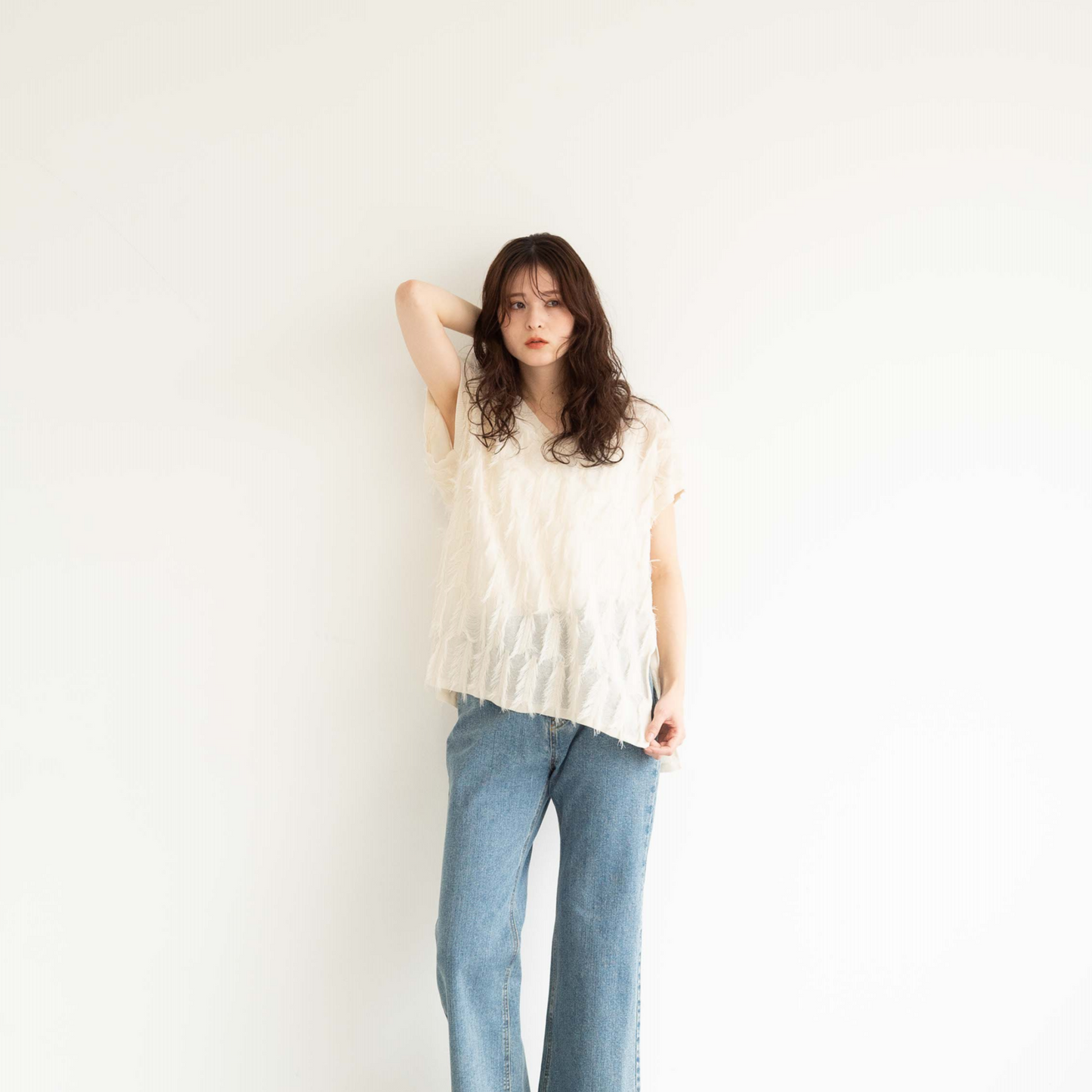 short tassel long vest
