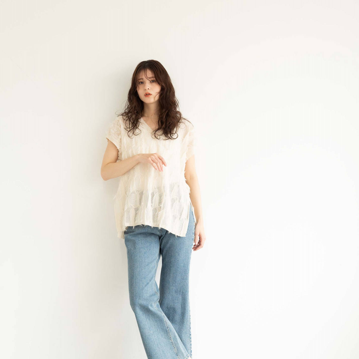 short tassel long vest