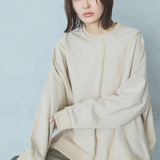 Cut-Off Jersey Pullover UNISEX