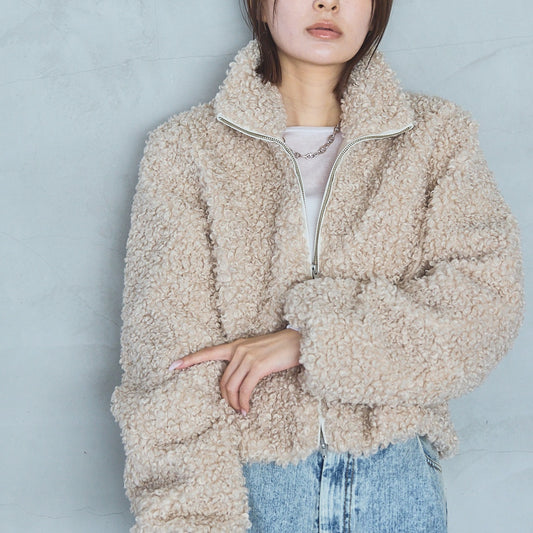 Short Faux Fur Jacket