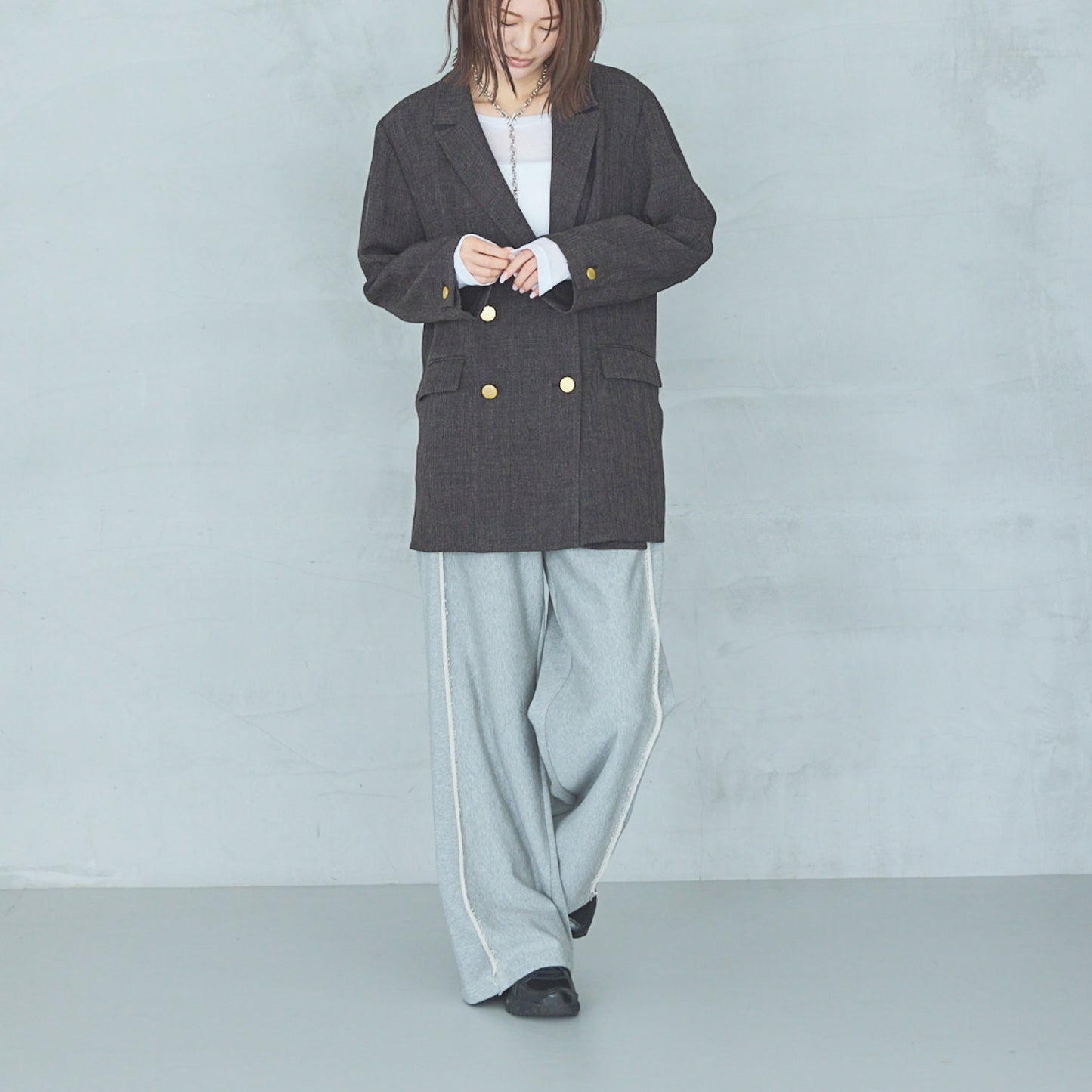 Cut-Off Jersey Pants UNISEX