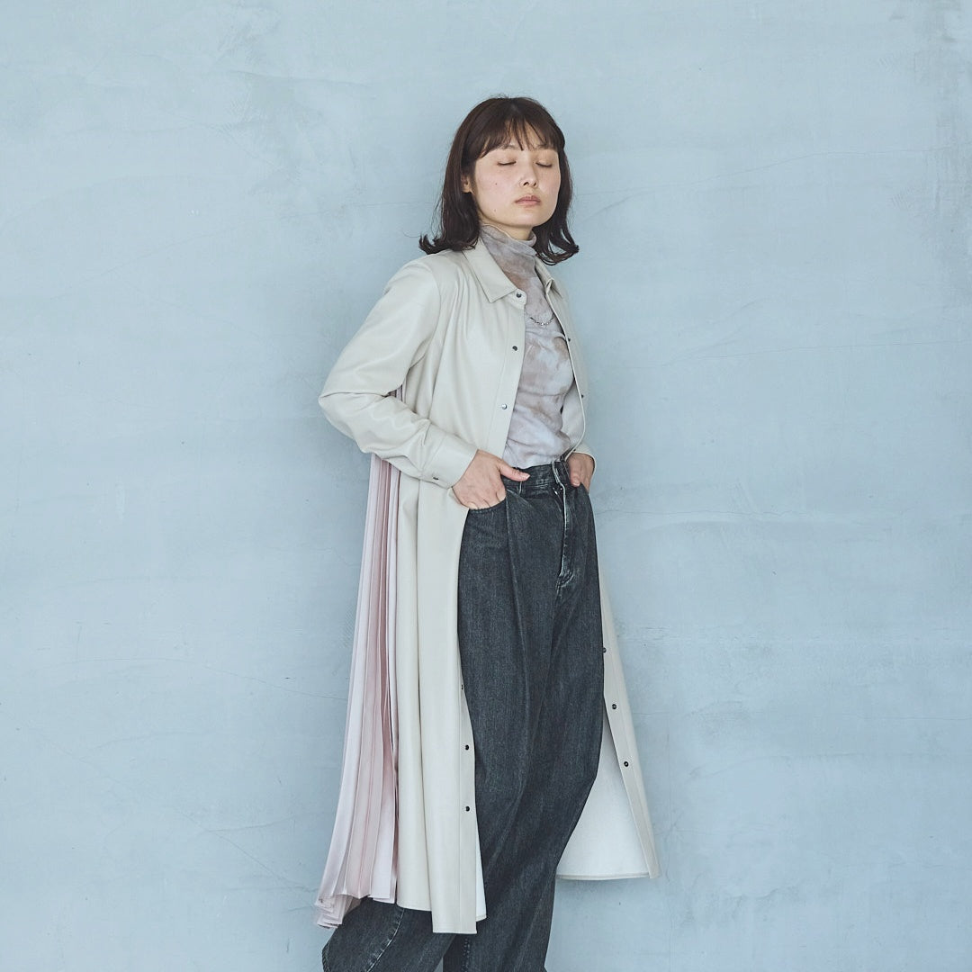 Soft Tulle Marble Print Pullover-25AW