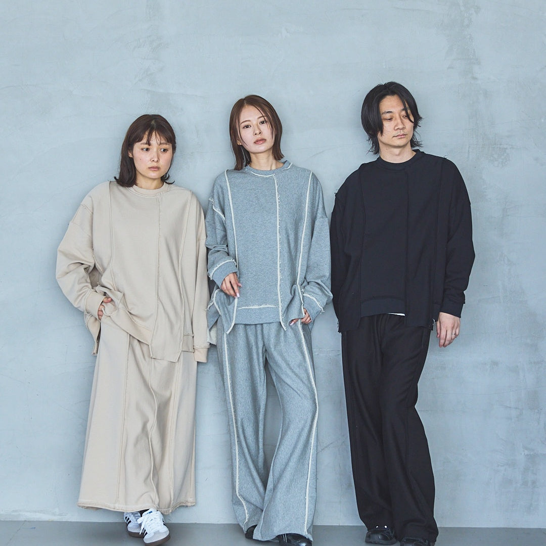 Cut-Off Jersey Pullover UNISEX