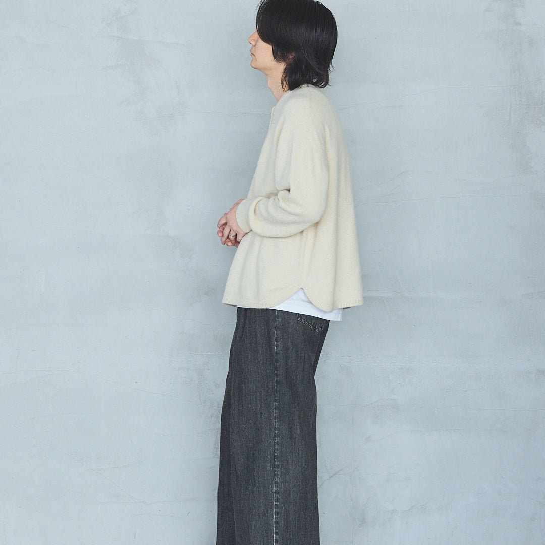 Henley Neck Pullover FOX VELVET