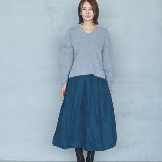 12-Gauge FOX Double-Face V-Neck Knit Pullover