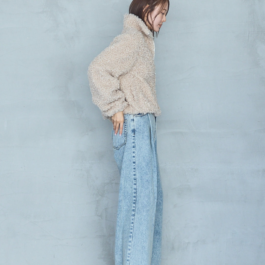 Short Faux Fur Jacket