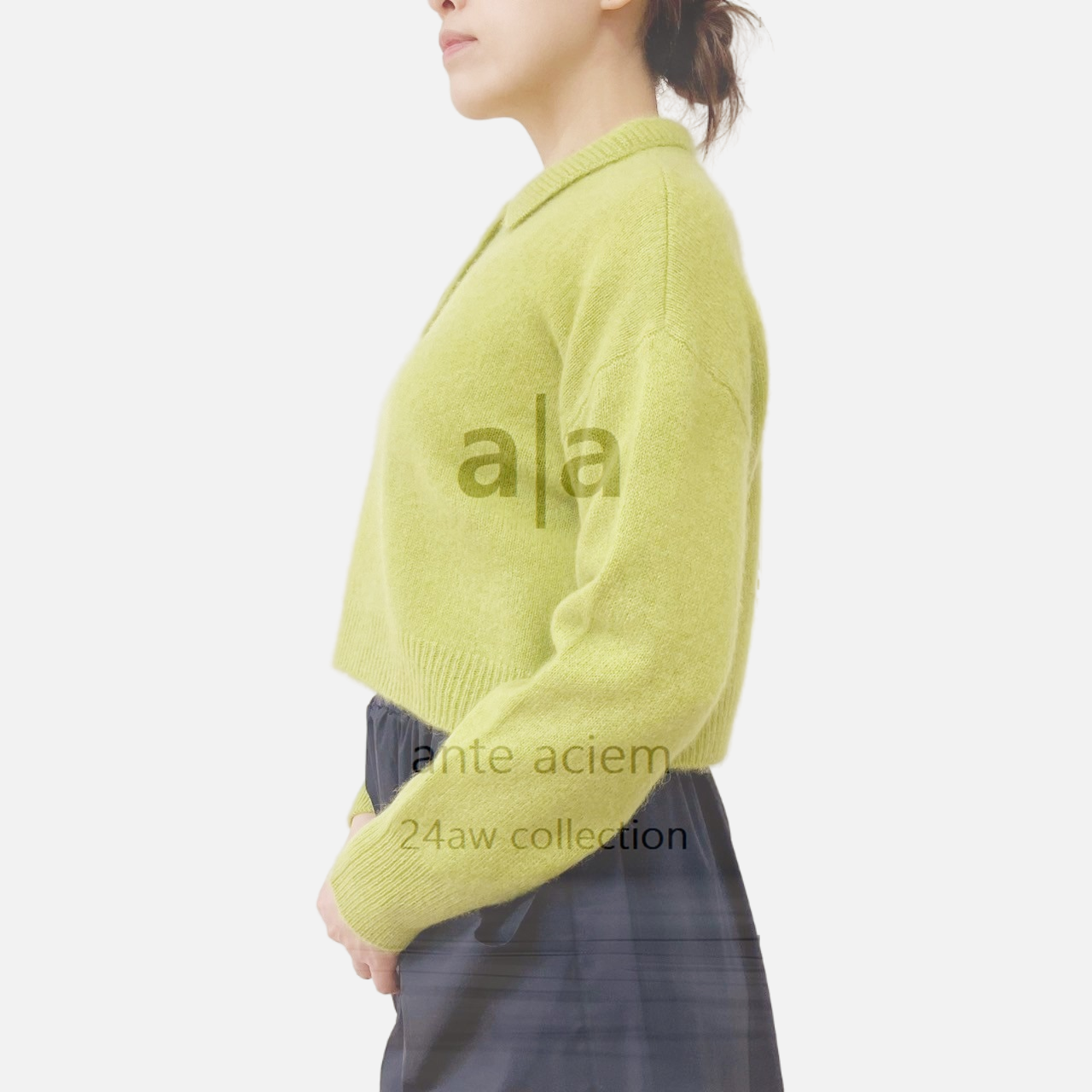 collared knit pullover