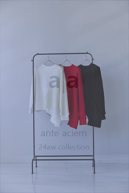 14G Knit + Double-knit Fabric Asymmetric Pullover