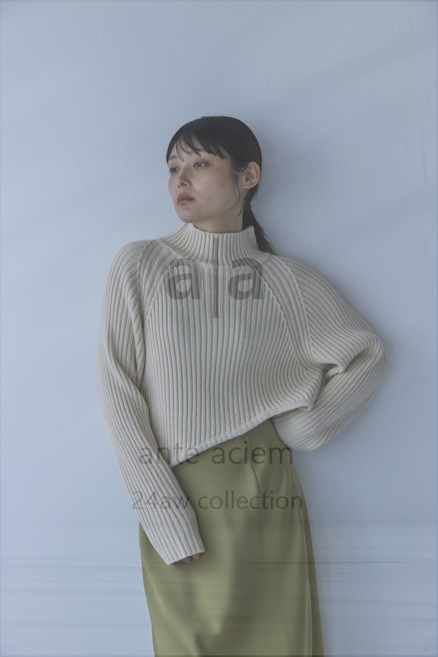 5G Asymmetric Ribbed Sweater