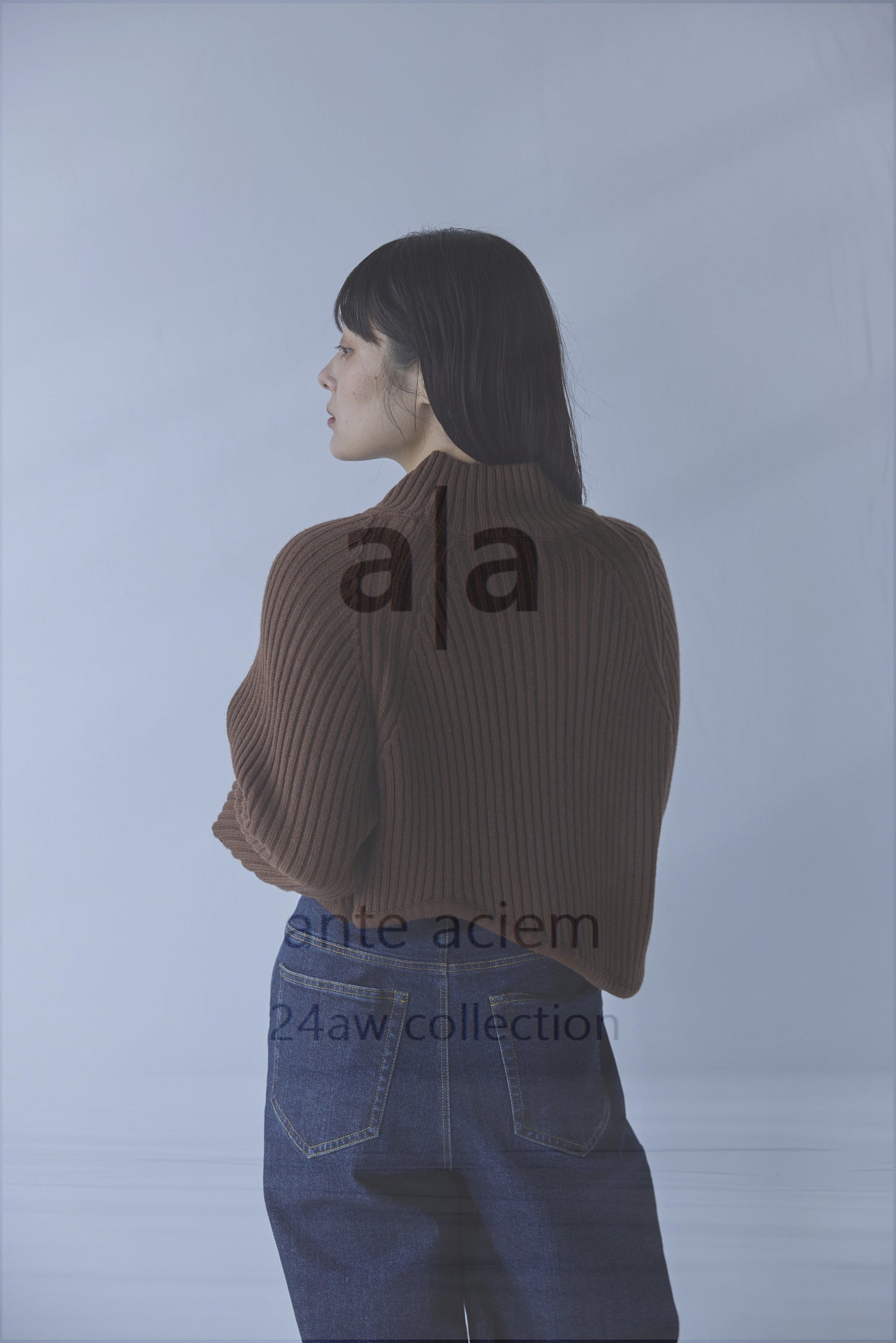 5G Asymmetric Ribbed Sweater