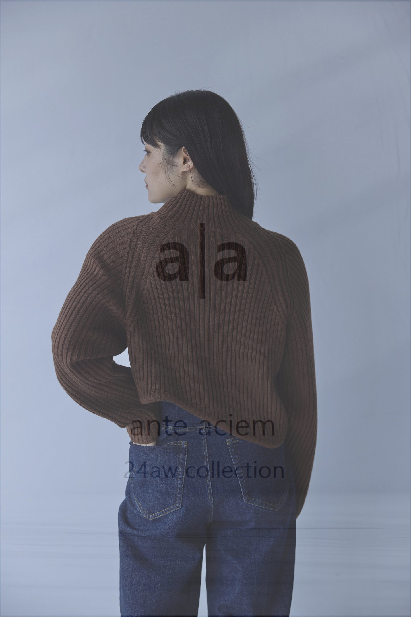 5G Asymmetric Ribbed Sweater