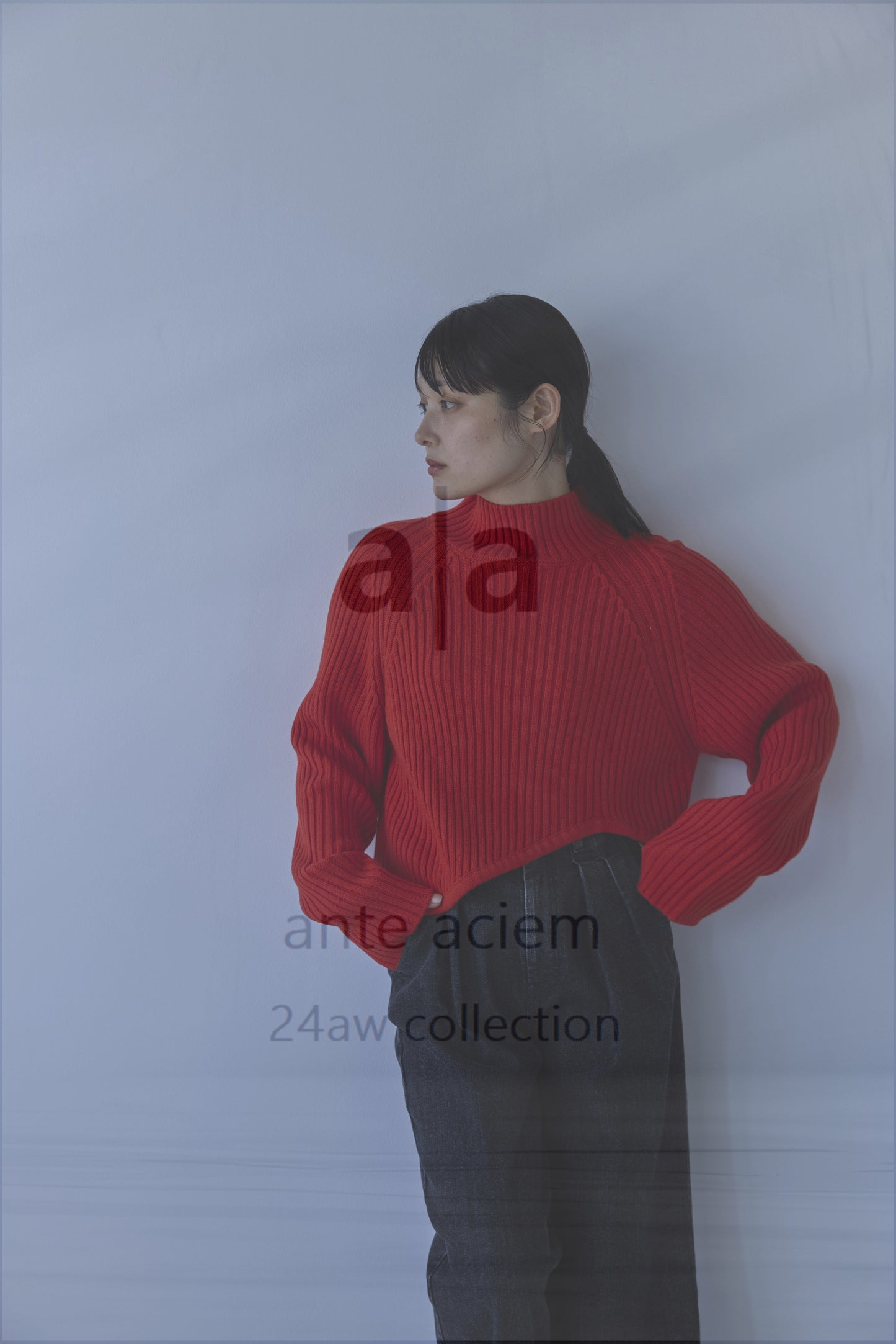 5G Asymmetric Ribbed Sweater