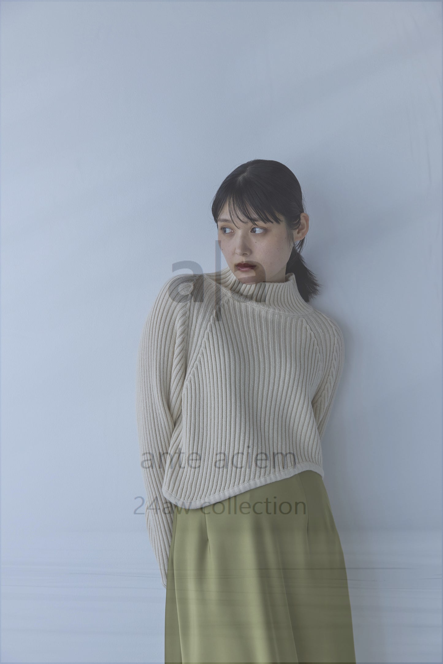 5G Asymmetric Ribbed Sweater