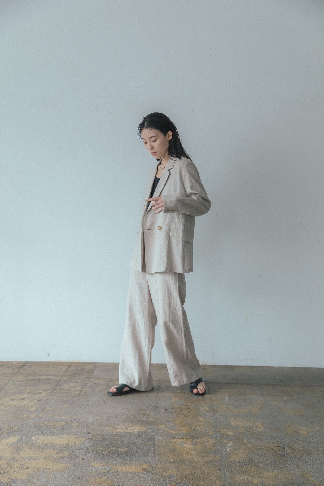 Washable linen jacket