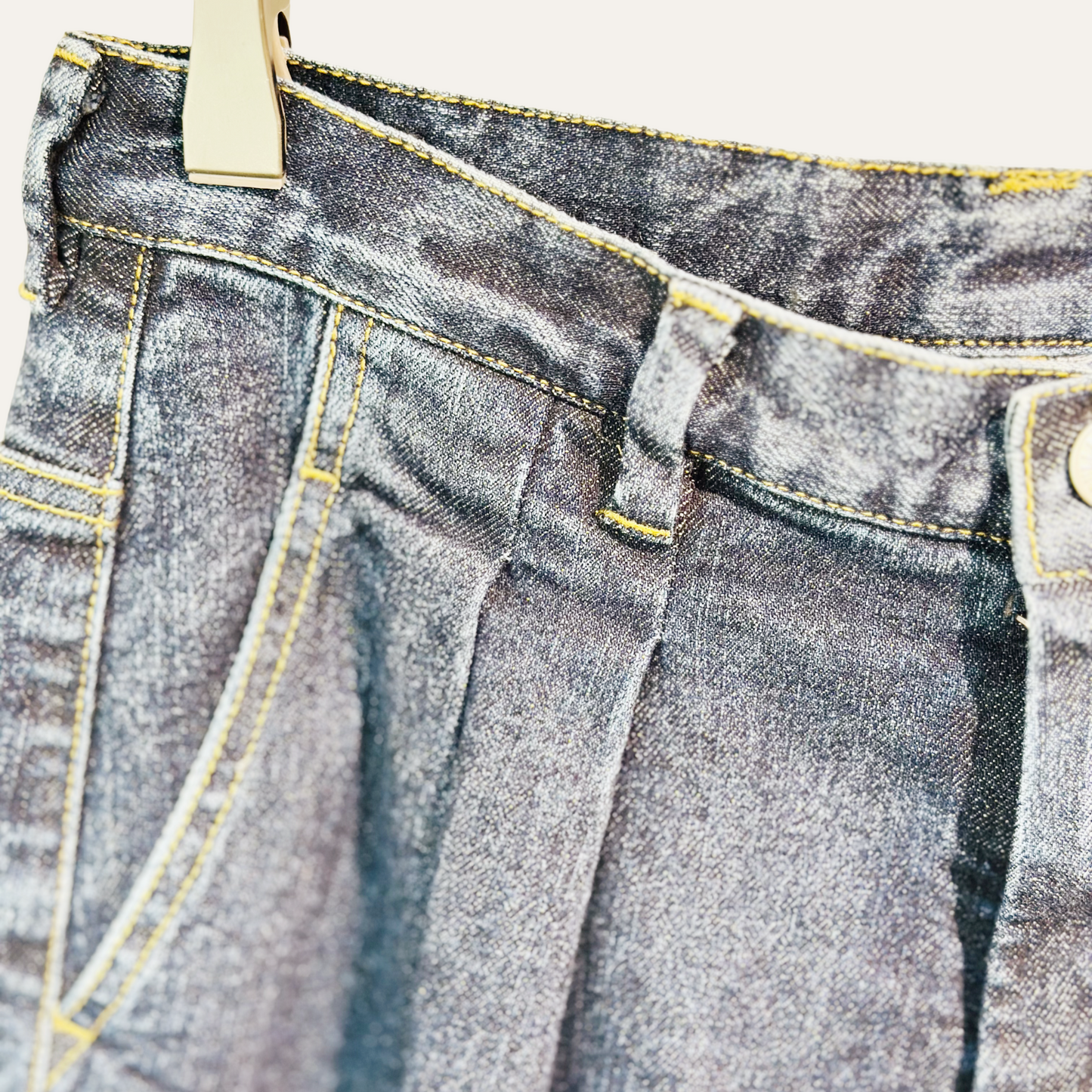 KAIHARA Denim baggy pants