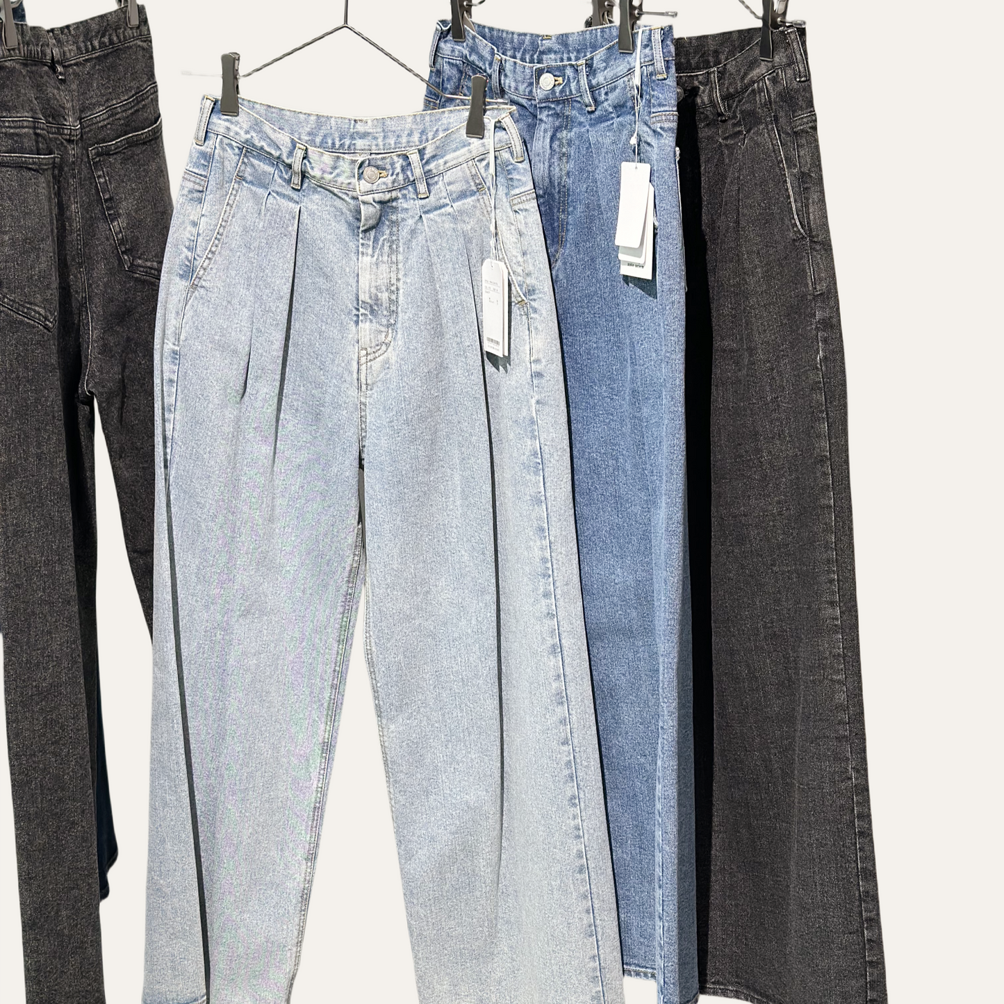 KAIHARA Denim baggy pants