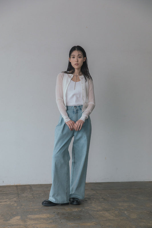 Celana longgar berbahan denim KAIHARA