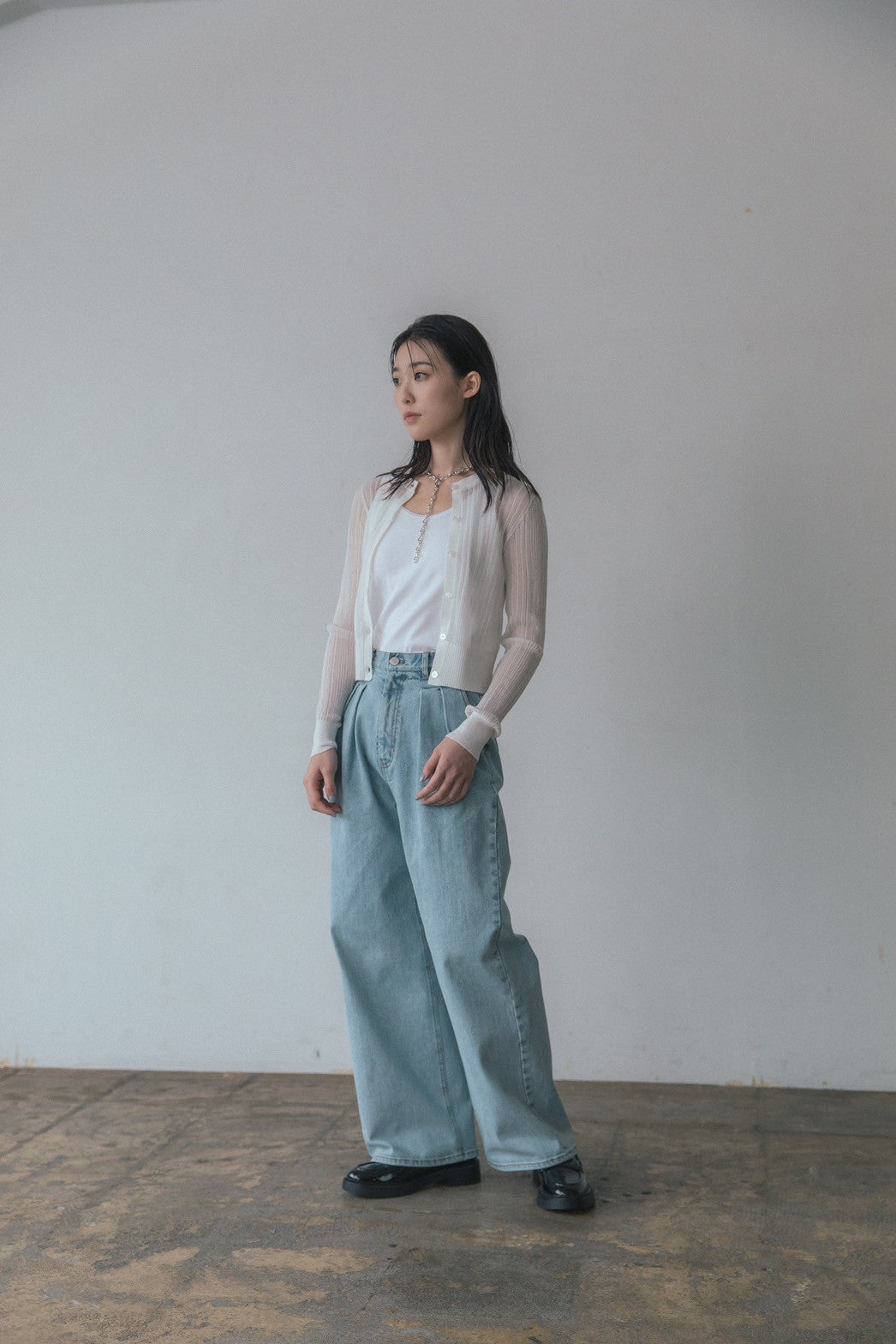 KAIHARA Denim baggy pants