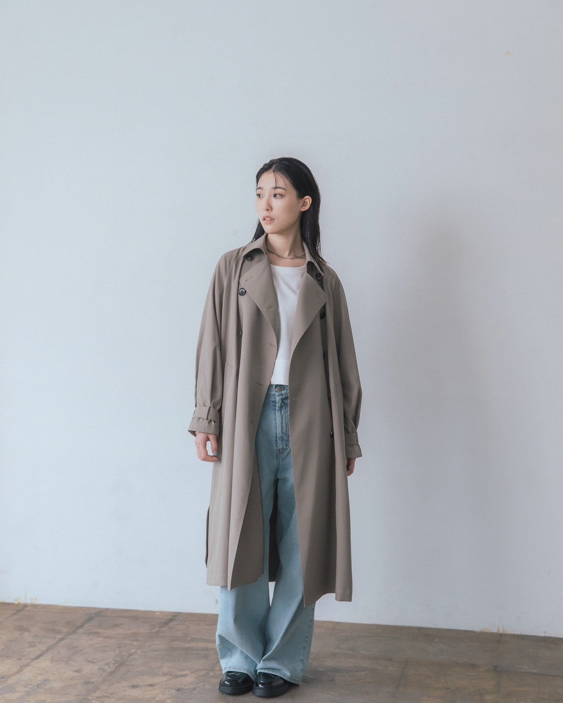 KAIHARA Denim baggy pants