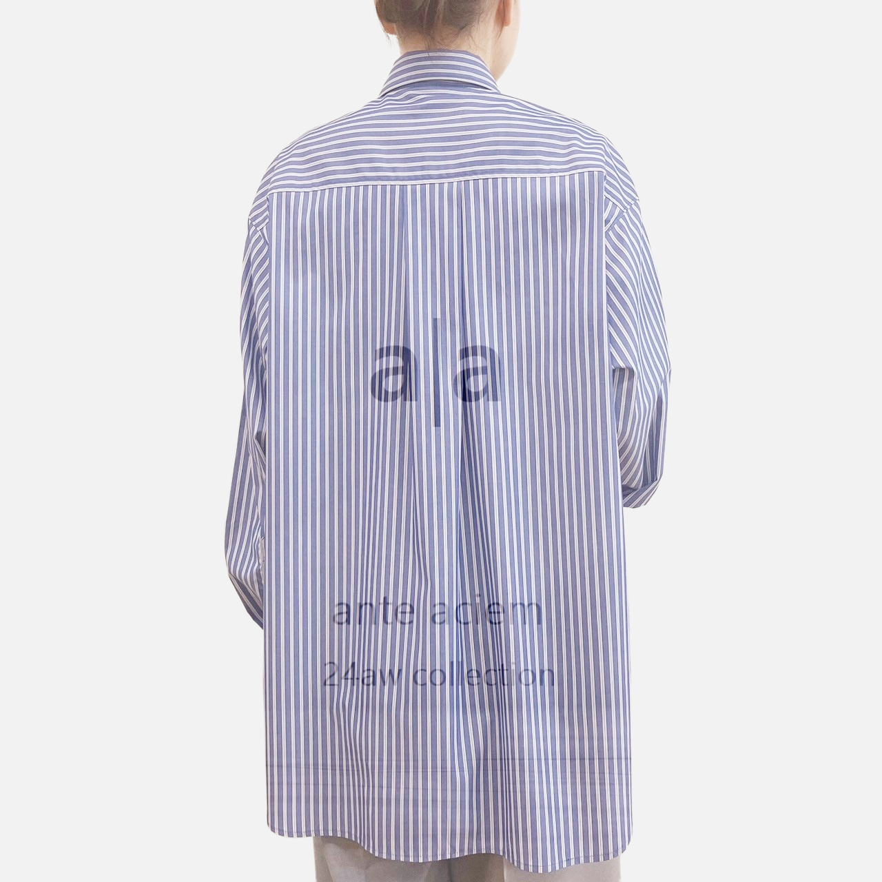 Big Button Down Stripe Shirt-Unisex