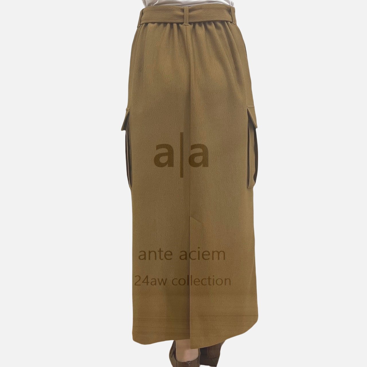 Polyester Pique Cargo Skirt