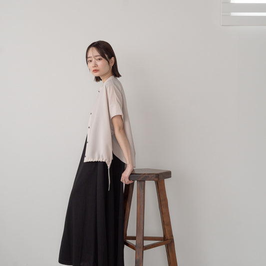 Linen like polyester wide BL