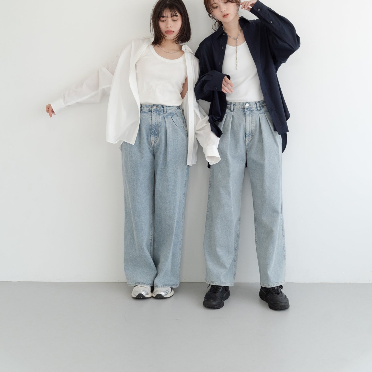 KAIHARA Denim baggy pants