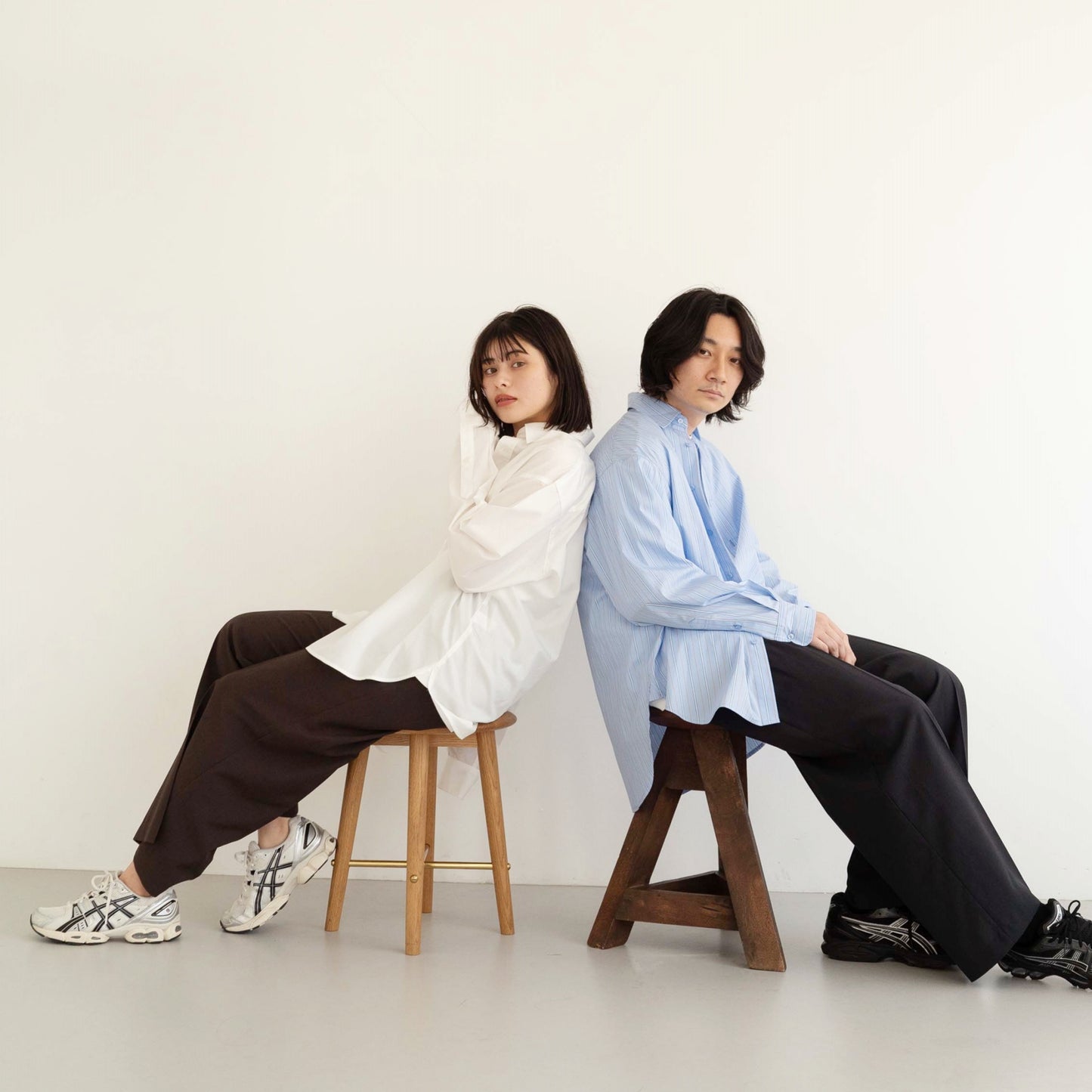 50s tightly woven Luftas and liquid ammonia processed pure cotton oversized design shirt